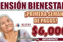 PENSIÓN BIENESTAR| SEMANA DE PAGOS PARA LOS PENSIONADOS