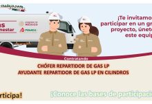 Convocatoria Programa de Reclutamiento Gas Bienestar