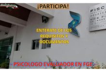 Convocatoria Psicólogo Evaluador en FGE de Aguascalientes