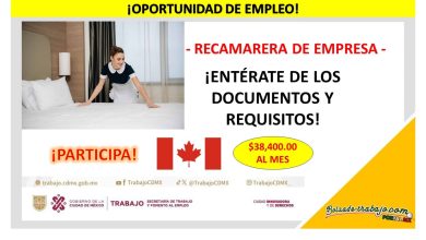 Empleo de Recamarera de Empresa, Canadá