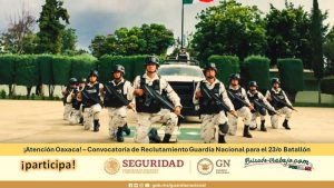 Convocatoria de Reclutamiento Guardia Nacional para el 23/o Batallón