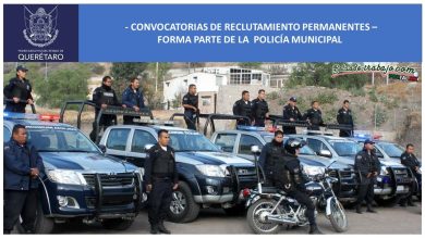 Convocatoria Reclutamiento Permanente Policiales en el Estado de Querétaro