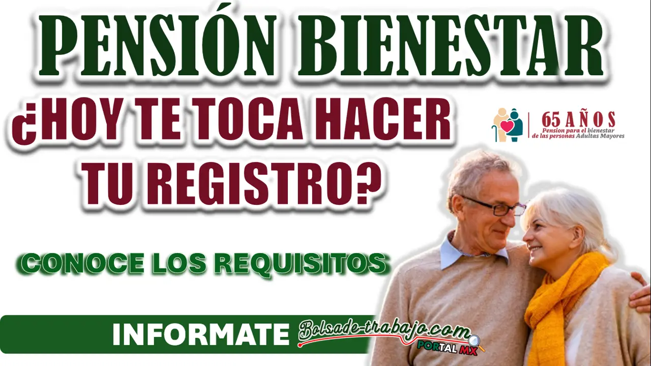 PENSIÓN BIENESTAR| ¿QUIÉNES HARÁN SU REGISTRO EL DÍA DE HOY 21 DE JULIO?