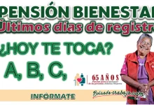 ¡AÚN ESTÁS A TIEMPO! ÚLTIMOS DÍAS DE REGISTRO PARA LA PENSIÓN BIENESTAR