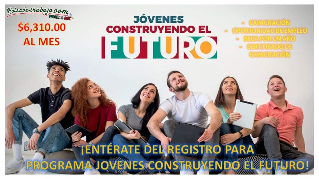 Convocatoria Registro al Programa Jóvenes Construyendo el Futuro