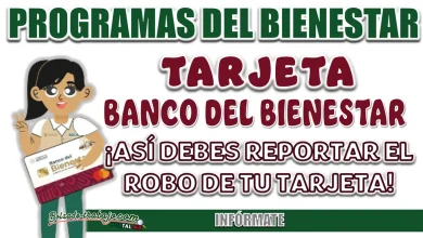 TARJETA DEL BIENESTAR| ¿DÓNDE PUEDES REPORTAR TU TARJETA SI TE LA ROBARON?