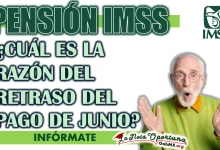 PENSIÓN IMSS| ¿CUÁL ES LA RAZÓN DEL RETRASO DEL PAGO DE JUNIO?