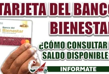 TARJETA BIENESTAR| ¿CÓMO PUEDES CONSULTAR TU SALDO DISPONIBLE?