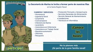 Convocatoria Sexta Región Naval con sede en Guaymas, Sonora