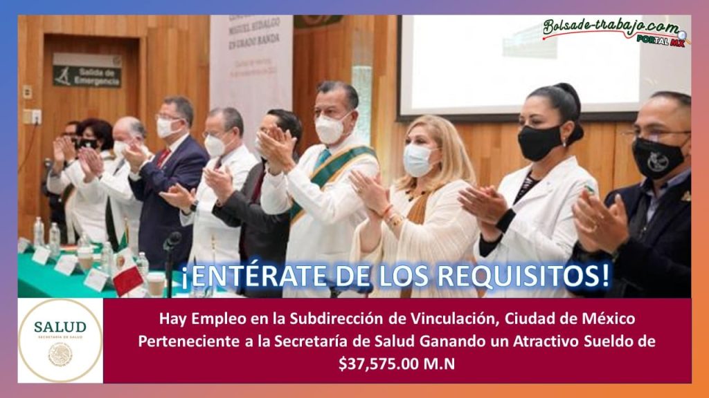 Empleo en Subdirección de Vinculación, Ciudad de México