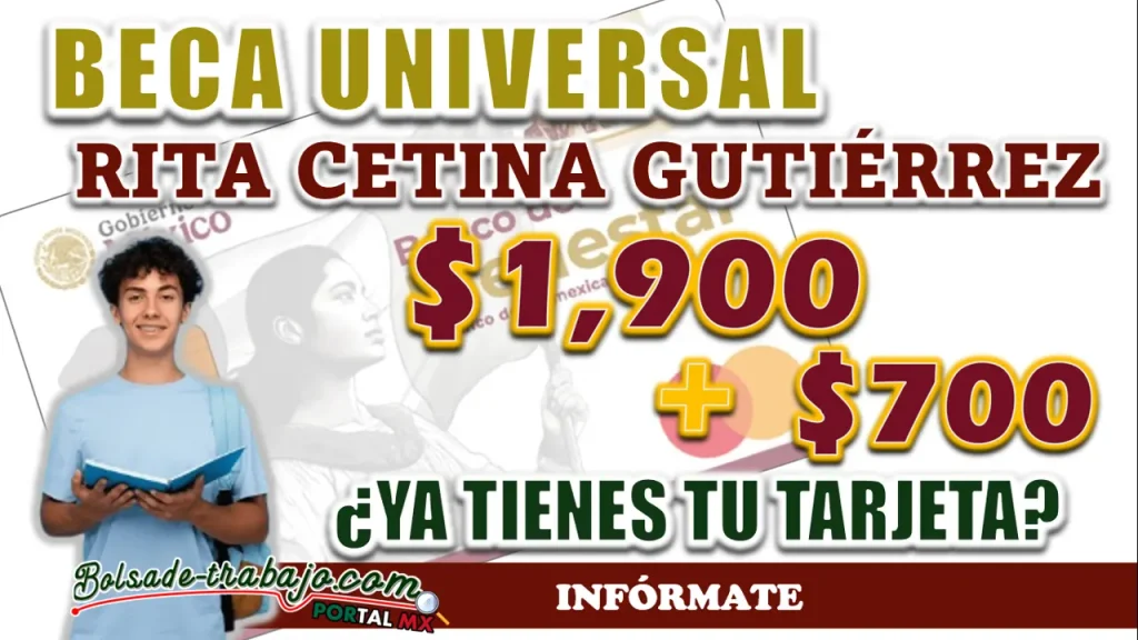 BECA RITA CETINA|¿EN QUÉ ESTADOS COMIENZA LA ENTREGA DE TARJETAS EN ESTA SEMANA?