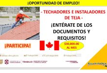 Empleo Techadores e Instaladores de Tejas, CanadÃ¡