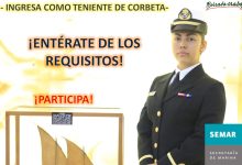 Convocatoria Teniente de Corbeta Participando con Nivel de Licenciatura