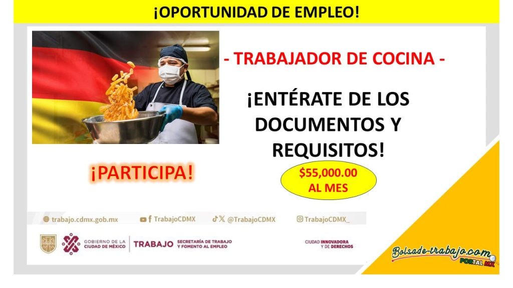 Empleo para Trabajadores de Cocina, Alemania