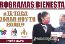 PROGRAMAS BIENESTAR| ¿QUIÉNES RECIBIRÁN SU PAGO ESTE DÍA?