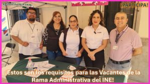 Vacantes de la Rama Administrativa del INE