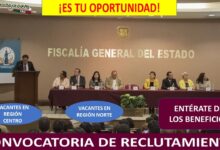 Convocatoria Vacantes Región Norte y Región Centro en la FGE, Coahuila de Zaragoza