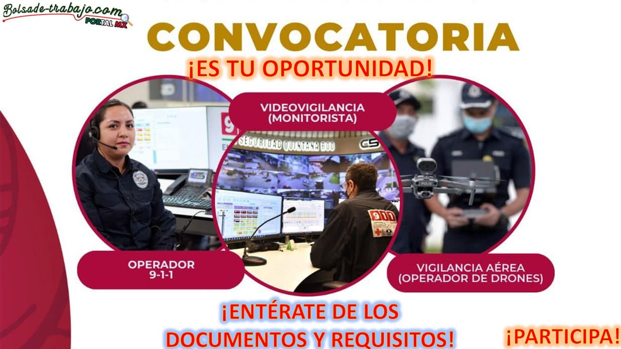Convocatoria Varias Vacantes en la Secretaría de Seguridad Ciudadana, Quintana Roo
