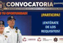 Convocatoria Vigésima Sexta Generación de Policía Estatal Preventiva de Campeche