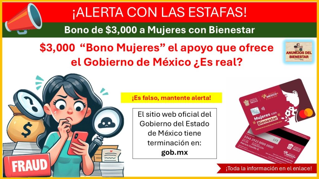 ¡Alerta beneficiarias de Mujeres con Bienestar! – $3,000 en el “Bono Mujeres” el apoyo que ofrece el Gobierno de México ¿Es real?