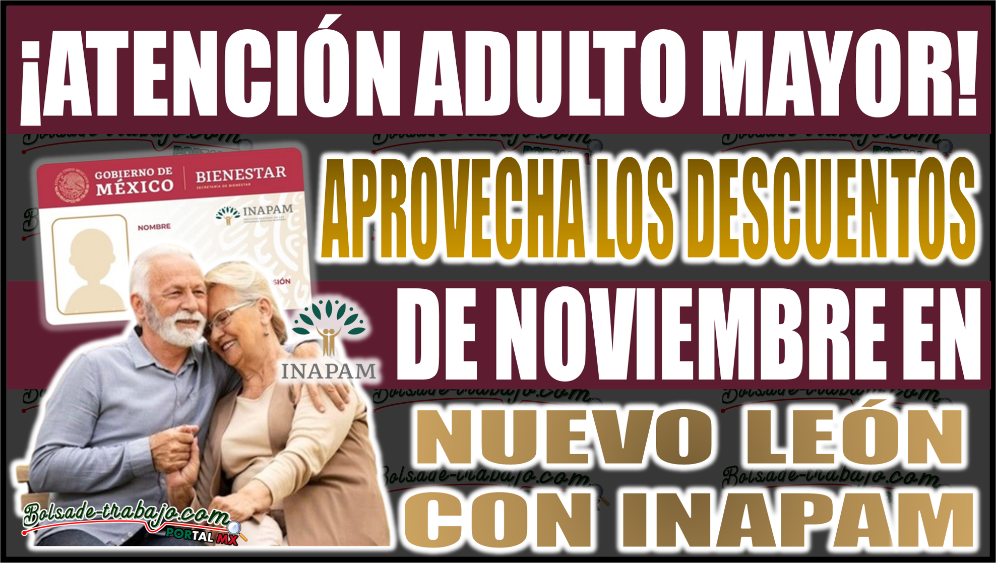 ¡Aprovecha los descuentos INAPAM en Nuevo León este noviembre! Conoce los beneficios para Adultos Mayores