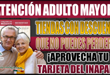 ¡Aprovecha tu tarjeta INAPAM! Tiendas con descuentos para Adultos Mayores que no puedes perderte