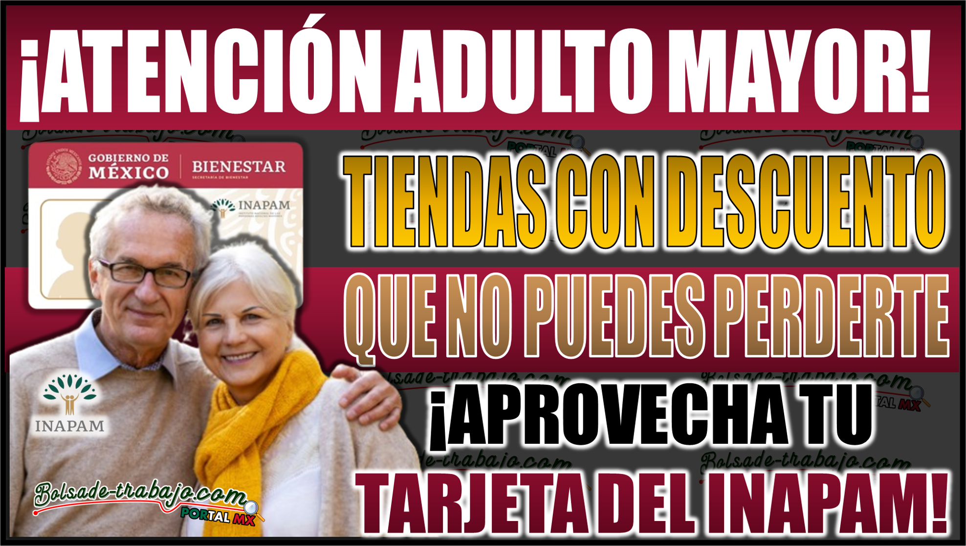 ¡Aprovecha tu tarjeta INAPAM! Tiendas con descuentos para Adultos Mayores que no puedes perderte