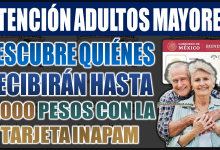 ¡Atención Adultos Mayores! Descubre quiénes recibirán hasta $6,000 con la tarjeta INAPAM