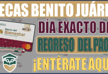 ¡Atención! Descubre el día exacto del regreso del pago de la Beca Benito Juárez