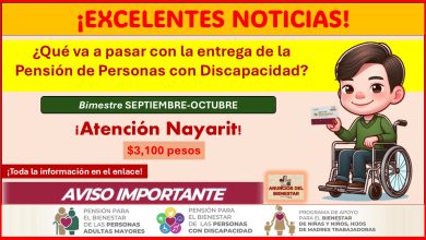 ¡Atención Nayarit! - ¿Qué va a pasar con la entrega de la Pensión de Personas con Discapacidad? ¡Mantente informado, esto se sabe!