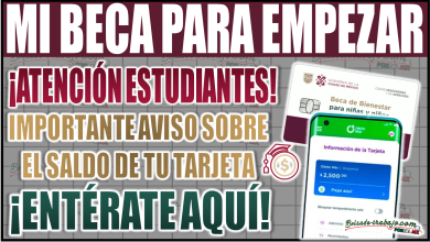 ¡Atención estudiantes! Aviso importante sobre el saldo de tu tarjeta de Mi Beca para Empezar