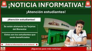 ¡Atención estudiantes! Se están alistando las Tarjetas del Bienestar: Estos son los estudiantes que serán beneficiados