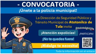 ¡Atención expolicías! – Conoce la convocatoria de reclutamiento policial de Atotonilco de Tula: requisitos y documentos solicitados