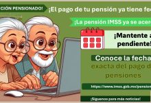 ¡Atención pensionado del IMSS! – El pago de tus prestaciones ya tiene fecha en octubre, mantente alerta a esta fecha