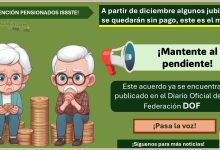 ¡Atención pensionados! A partir de diciembre algunos jubilados se quedarán sin pago, este es el motivo