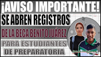 ¡Aviso urgente! Becas Benito Juárez abre registro para estudiantes de preparatoria ¡No te lo pierdas!