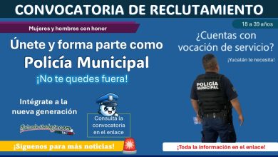 ¡Convocatoria Abierta! Forma parte de la Policía Municipal de Cansahcab, Yucatán ¡Esto necesitas para aplicar!
