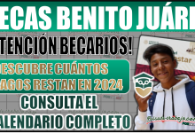 ¡Descubre cuántos pagos restan de la Beca Benito Juárez en 2024!  No te pierdas el calendario completo