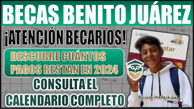 ¡Descubre cuántos pagos restan de la Beca Benito Juárez en 2024!  No te pierdas el calendario completo