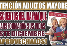 ¡Descubre los descuentos INAPAM que transformarán la vida de los adultos mayores este diciembre 2024!