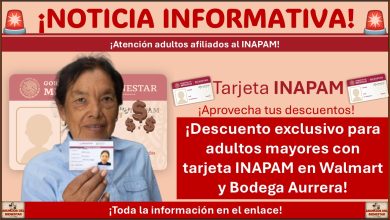 ¡Descuento exclusivo para adultos mayores con tarjeta INAPAM en Walmart y Bodega Aurrera!