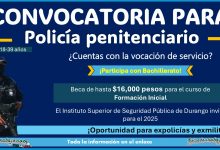 ¡Durango te necesita! La Secretaría de Seguridad Pública está invitando a ser parte de la policía penitenciaria 2025, conoce los requisitos y documentos solicitados