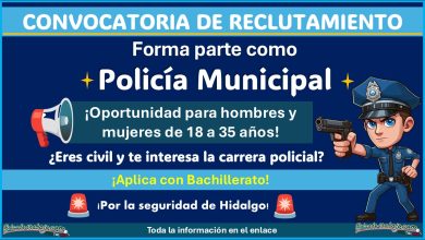 ¡Empleo Policial en Hidalgo! Conoce la convocatoria de reclutamiento de Cardonal ¡Aplica con hasta 35 años!