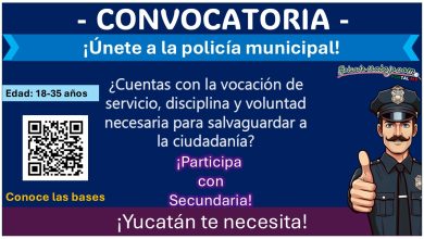 ¡Empleo en Yucatán! Únete a la convocatoria de reclutamiento policial en el municipio de Tecoh y aplica con estudios mínimos de Secundaria