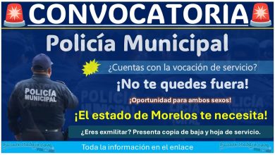 ¡Empleo policial en Morelos! Conoce la convocatoria de reclutamiento policial de Tetela del Volcán e ingresa a la carrera policial