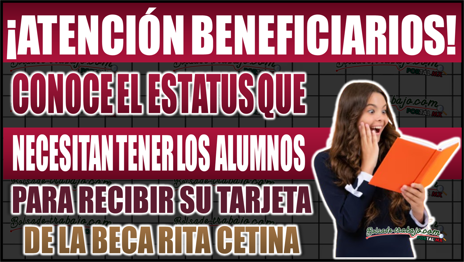 ¡Entérate! Este es el estatus que necesitan los alumnos para recibir la tarjeta de la Beca Rita Cetina