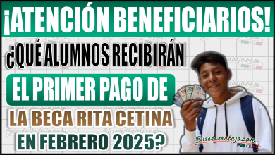 ¡Entérate! ¿Qué alumnos recibirán el primer pago de la Beca Rita Cetina en febrero 2025?