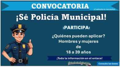¡Forma parte de la policía municipal! ¿Radicas en Coahuila? Conoce el municipio que tiene convocatoria de reclutamiento con hasta 39 años