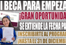 ¡Gran oportunidad! Extienden el plazo de inscripción para Mi Beca Para Empezar hasta el 31 de diciembre: ¡Asegura el apoyo para tus hijos!