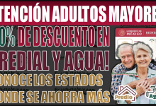 ¡Hasta 80% de descuento en agua y predial! Conoce los estados donde los Adultos Mayores con INAPAM ahorran más